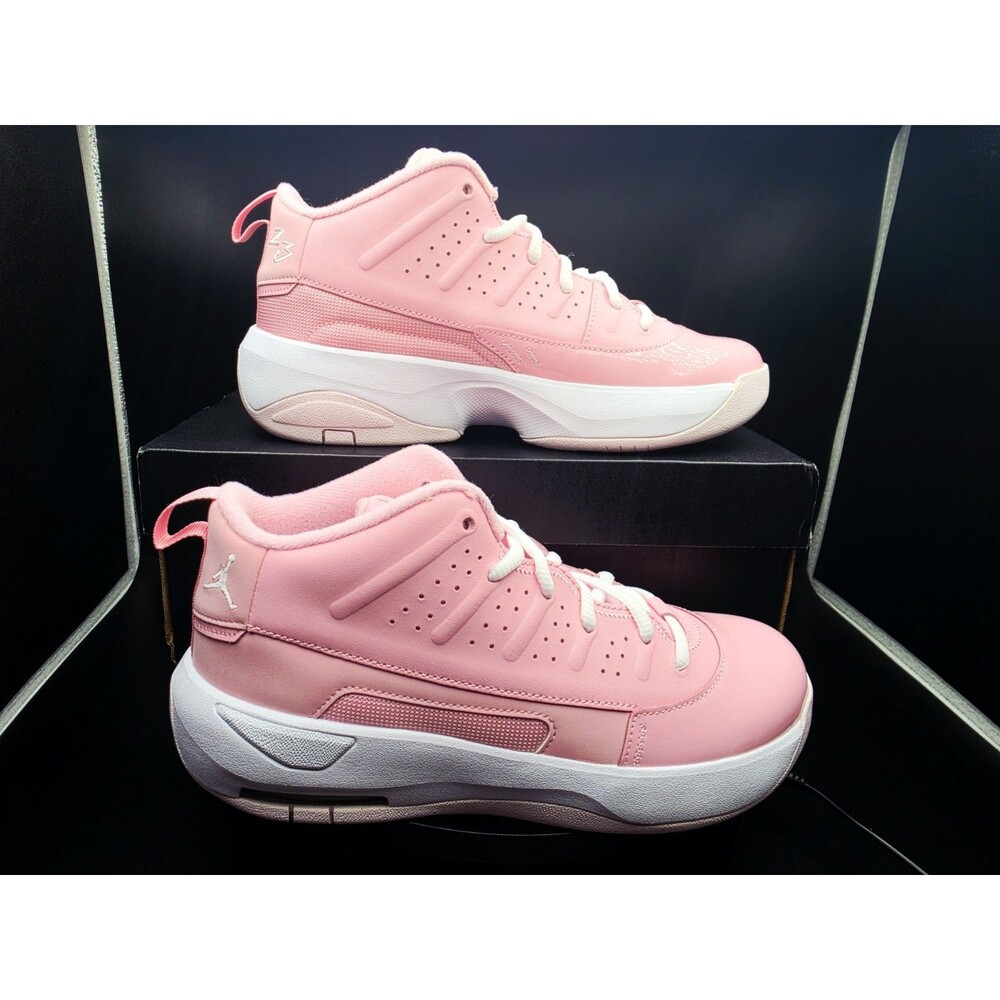 Jordan Max Aura 7 (GS) Kids Basketball Shoes Pink/White US 7.5 WOMEN/ 6 YOUTH